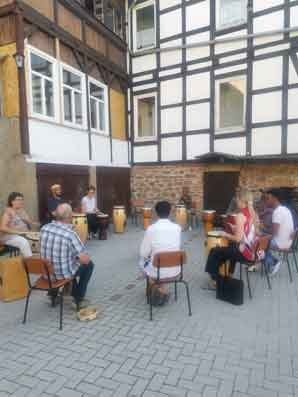 Trommeln für die Demokratie - Musikschule Reitmann Wernigerode