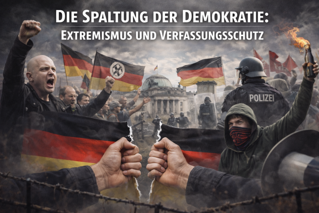 Podium: Die Spaltung der Demokratie: Extremismus und Verfassungsschutz