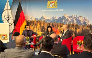 im Prinz Carl Palais  mit Delian Schnebel und Ahmad Mansour