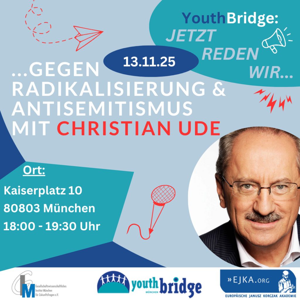 📢 Jetzt reden wir … gegen Radikalisierung & Antisemitismus mit Christian Ude 🏛