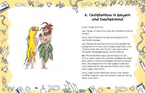 Buchseite: Eine kleine Reise durch die Religionen