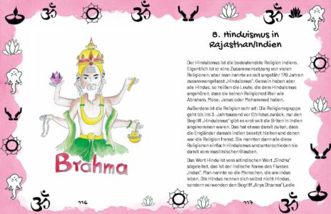 Buchseite: Eine kleine Reise durch die Religionen