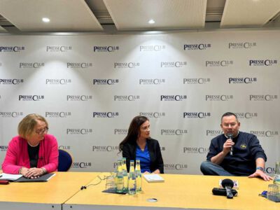 Sabine Leutheusser-Schnarrenberger, Dr. Karin Schnebel und Marko Martin